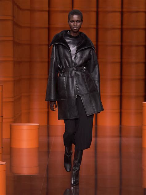 hermes coat 2021|Hermes fall 2021 collection.